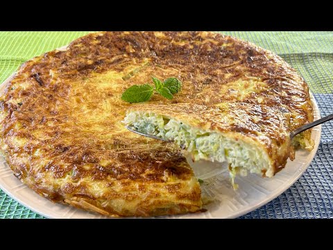 How to make Easy Frittata-potato and leek frittata-5 ingredients recipes#frittata #vegetarianrecipes