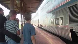 preview picture of video 'Amtrak Southwest Chief #3 at Princeton Il'