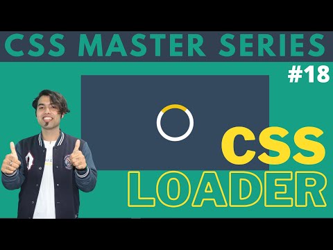 CSS Page Animated Loader | CSS Master Series in Hindi in 2020