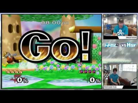 vsHsv s1e11 – SmashFoxGod (Fox) vs Professor Pizza (Falco) – RR – Melee