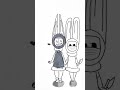 Speed Coloring Lucky And Smiley Holding Hands