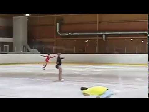 Sofia Samodelkina(2007) 3A in warm-up 2019.02.12