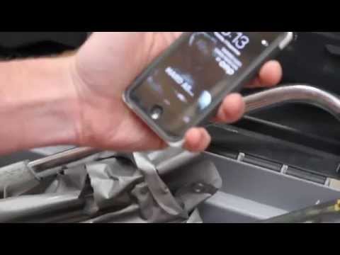 iPhone in a toolbox rummage