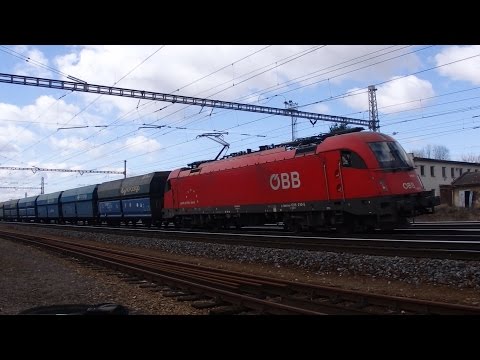 Nákladní vlaky Prosenice 11.3.2017