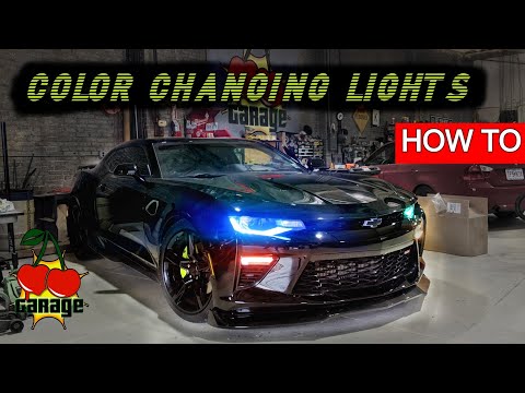 2016-2018 Chevrolet Camaro SS Multicolor DRL LED Boards (DIODE DYNAMICS) Install Guide