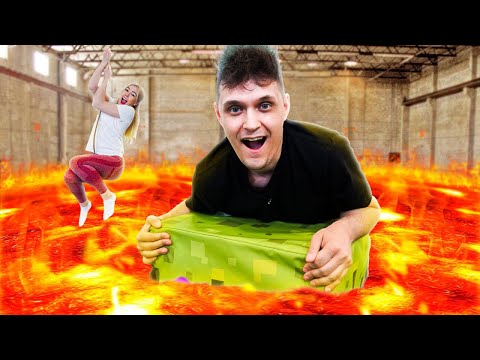 PODŁOGA TO LAWA CHALLENGE W PRAWDZIWYM ŻYCIU O 5,000 zł! | Vito vs Bella