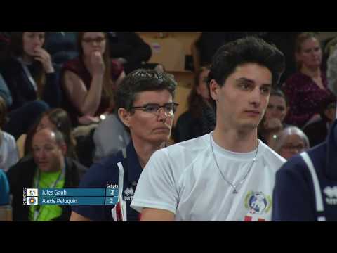 Gaub (Chambéry) vs Peloquin (Ruelle) - Or Juniors Hommes arc classique | Vendéspace 2019