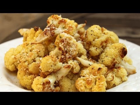 How to Make Garlic Roasted Cauliflower - Oven Roasted Cauliflower Recipe