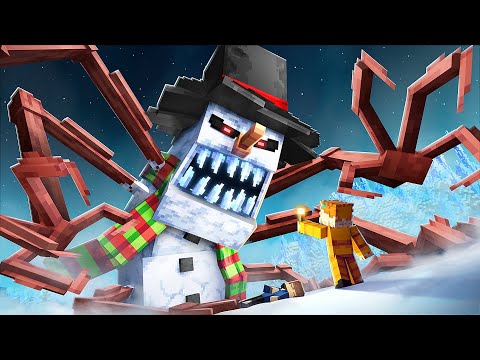 Surviving Minecraft's Most Terrifying Monster… Frosty Movie