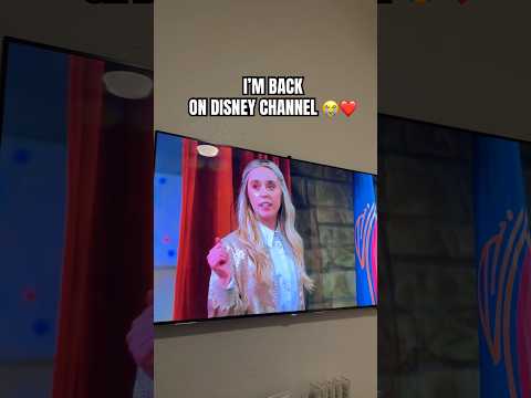 I’M BACK ON DISNEY CHANNEL 😭❤️ #shorts