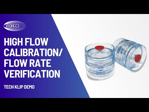 Tech Klip Demo: High Flow Calibration/Flow Rate Verification with Filter Cassette and Cyclone | SKC