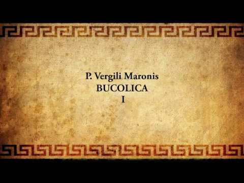 P. Vergilius Maro Ecloga 1Tityrus Meliboeus