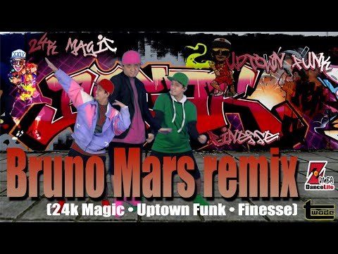 Bruno Mars remix (24K Magic, Uptown Funk, Finesse) | Zumba |Easy Simple Dance workout | Coach tOLits