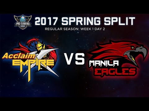 Pro Gaming Series 2017 Spring Split Week 1 Day 2 - AEX vs TME