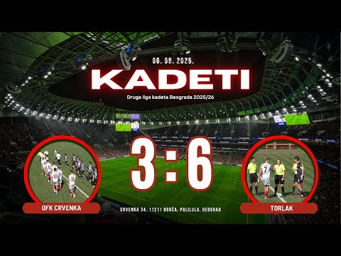 OFK Crvenka - FK Torlak 3-6(1-2) 06.09.2025. - 2. KOLO DLK