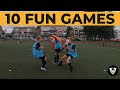10 Fun Games | Soccer - Football Training | Physical Education Games