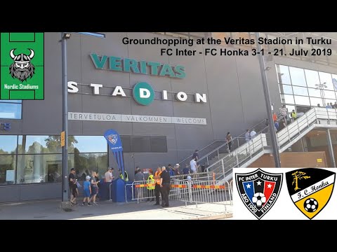 Groundhopping at Veritas Stadion in Turku/Åbo Finland | FC Inter - FC Honka 3-1 2019