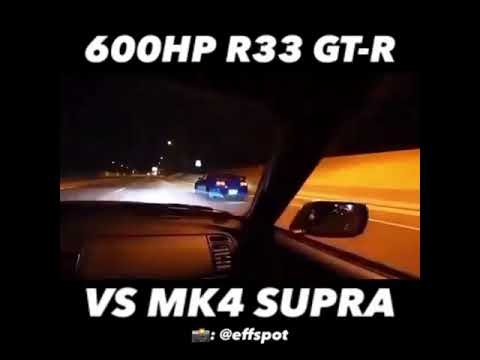 R33 GT-R VS MK4 Supra
