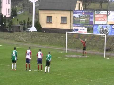 Przyszłość Rogów - Victoria Chróścice (31.03.2012) - gol na 2-1 Tomasz Jaworski