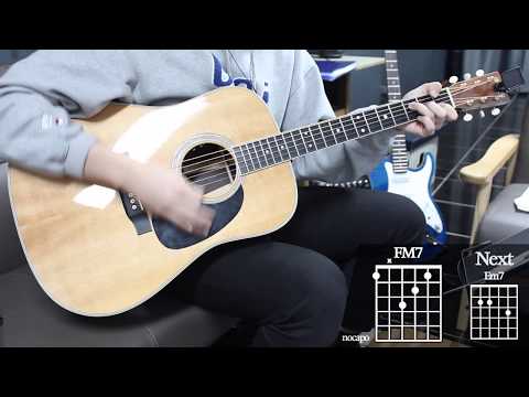 Lost Stars - Adam Levine Guitar Cover for Beginner Playing by [Musicdrawing]