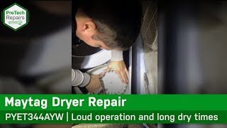 Maytag, Whirlpool & Kenmore Dryer Blower Wheel Issues - Loud, Long Dry Times - Diagnostics
