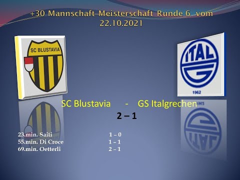 +30 Meisterschaft SC Blustavia - GS Italgrenchen