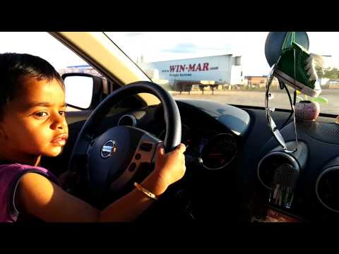 Vivin's first driving experience