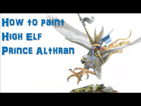 How to Paint High Elf Prince Althran