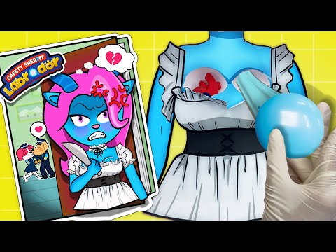 [Paper DIY] Making Quiet Book Sheriff Labrador with Jealous Antel ❤️ Revenge Labrador Love Story