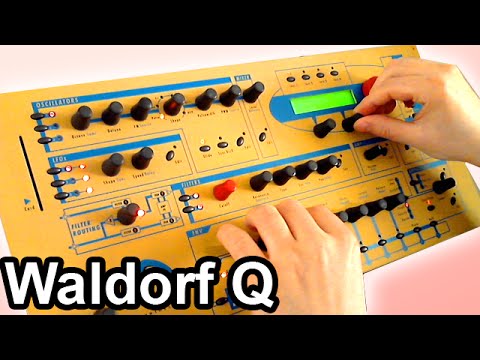 WALDORF Q - Ambient Drone Music Soundscape 【SYNTH DEMO】