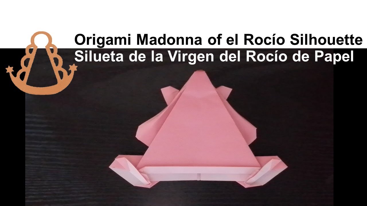 Watch Cómo Hacer la Silueta de la virgen del Rocío de papel, Manualidades Papiroflexia para la romería Now Cómo Hacer la Silueta de la virgen del Rocío de papel, Manualidades Papiroflexia para la romería