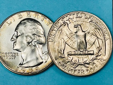 1959 Quarters -  Look For Type B Reverse