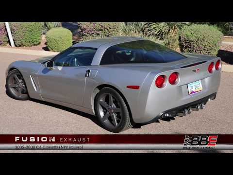 Changed Corsa for a Billy Boat Exhaust FUSION System on a C6 Corvette...