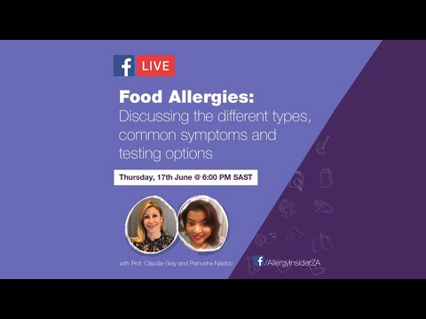 Food Allergies: Discussing the different types, common symptoms and testing options