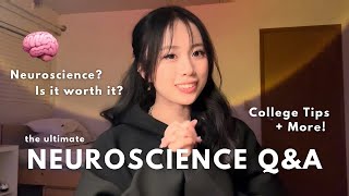 An HONEST Neuroscience Q&A | What is it, Tips for Productivity, High School Stats, and more! 🧠💡