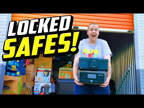 Aufbrechen eines verschlossenen Safes voller Geld in Lagerraum gefunden