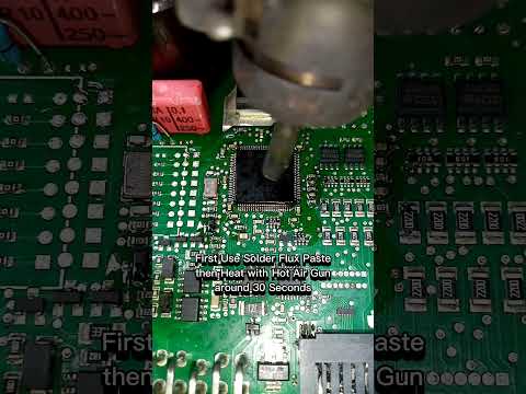 How to Desolder SMD Processor IC with SMD Rework Soldering Station