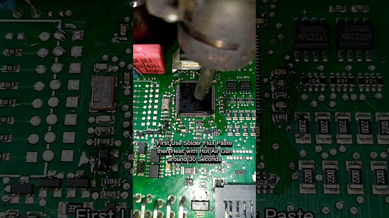 How to Desolder SMD Processor IC with SMD Rework Soldering Station