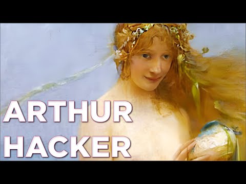 Arthur Hacker: A Collection of 40 Paintings