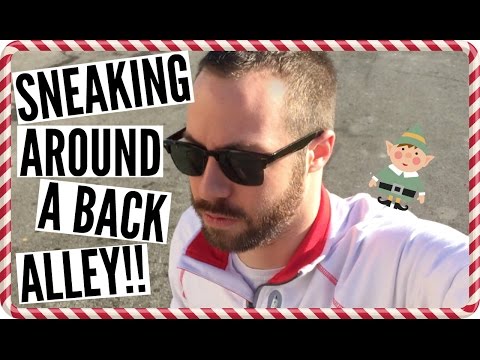 SNEAKING AROUND A BACK ALLEY!! Vlogmas Day 5, 2015