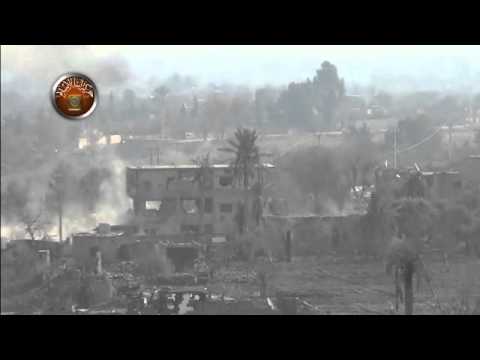 استهداف حاجز جميان بقذائف الهاون من قبل حركة أبناء الإسلام في دير الزور