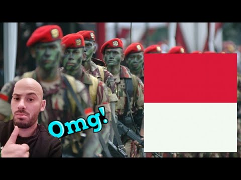American react to Indonesian kopassus ( special force)
