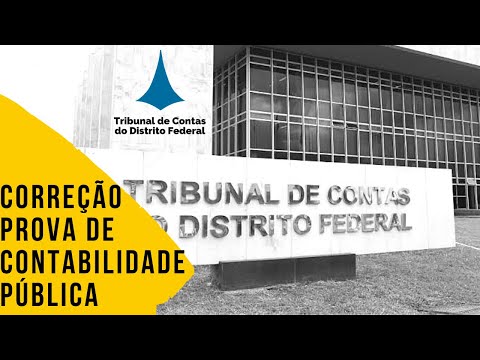 Correção da prova de Contabilidade Pública TCDF 2021 Cespe Cebraspe