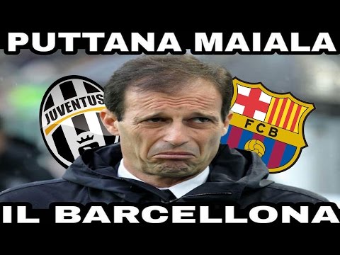 JUVENTUS BARCELLONA! PU**ANA MAIALA! (SORTEGGI QUARTI CHAMPIONS)