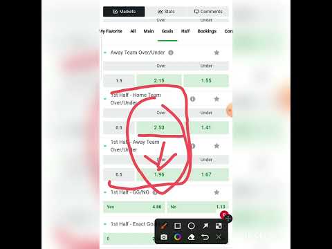 1st half Under 2.5 winning strategy  works 98% 🥵🥵🥵🥵 #bettingtips