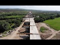 Alba24 Video Autostrada Sebes Turda Imagini Aerine Cu Lucrările La Podurile Peste Mureș și Ampoi