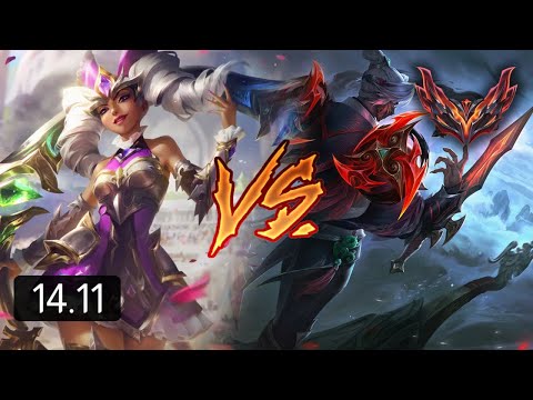 Haze 8D Qiyana mid vs Zed | EUW Grandmaster Patch 14.11