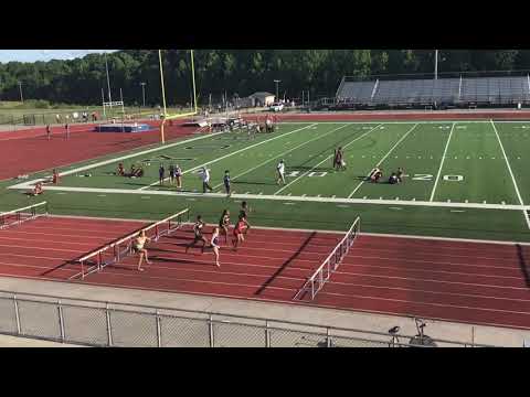 Girls 100m Hurdles Heat 1 Finals