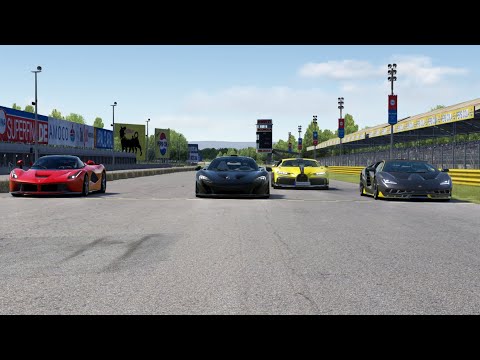 Bugatti Chiron Pur Sport vs Ferrari LaFerrari vs Lamborghini Centenario vs McLaren P1