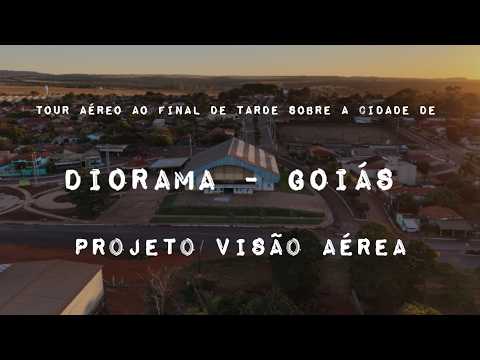 DIORAMA GOIÁS, PROJETO VISÃO AÉREA - TOUR AÉREO AO FIM DE TARDE.